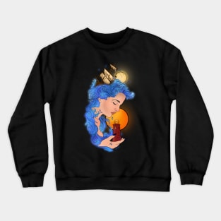 Goddess of the Sea Crewneck Sweatshirt